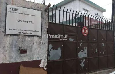 Terreno com 934 m² / galpão / escritório / esplanada dos barreiros / são vicente.
