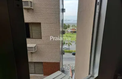 Apartamento proximo a praia | 01 dorm | 50m² | garagem coletiva  | itarare - são vicente.