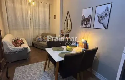 Apartamento proximo a praia | 02 dorm | 60m² | gonzaguinha - são vicente.
