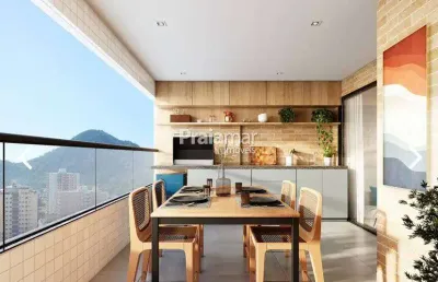 Apartamento | 02 dorm | 01 suíte | 80,07m² | boqueirão - praia grande.