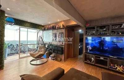 Apto garden lindo | 3 dorms | 1 suite | guilhermina | praia grande