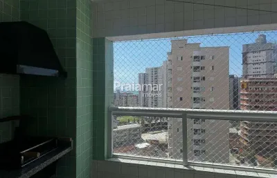 Apto 2 suites | 3 w.c | varanda gourmet | area de lazer completa | garagem | caiçara | praia grande