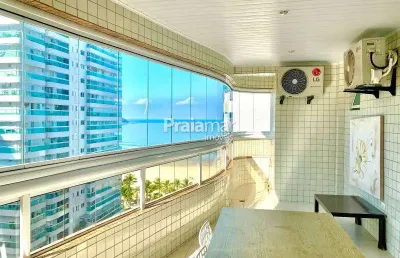 Apto 4 dormi | 3 w.c | 3 vagas demarcadas | lazer completo | canto do forte | praia grande
