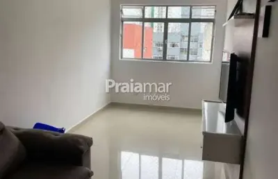 Apartamento reformado em vila mathias, santos - 2 dormitórios, ar condicionado, 93m² - r$530.000