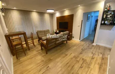 Apto 3 dormi | 3 w.c | 1 vaga | dependência completa | 114 m2 | elevador | aparecida | santos