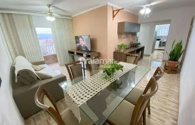 Apto 2 dorm amplo i 80 mts2 i ótima localização i próx a praia i vista livre de frente i garagem