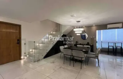 Cobertura duplex 3 dorm canto do forte praia grande