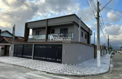 Sobrados novos com 3 dormitórios em tupi, praia grande - venda a partir de r$ 500.000