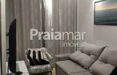 Apartamento 1 dormitorio | 58m2 | 1 vaga de garagem | vila valença - são vicente