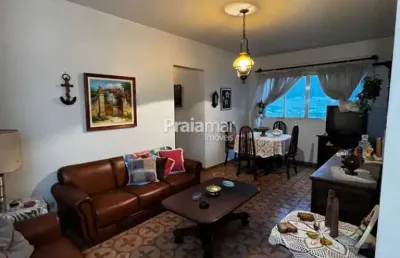 Apartamento mobiliado à venda em itararé, são vicente - 102 m², 2 dormitórios, 1 vaga