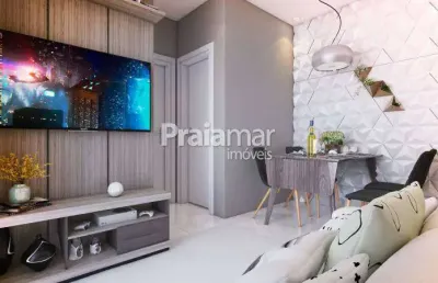 Apartamento 02 dormitórios | sacada | 01 vaga | parque são vicente | sv |sp.