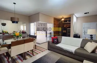 Bela casa térrea com 2suítes à venda, 134 m² por r$ 795.000 - jardim dona regina - santa bárbara d'