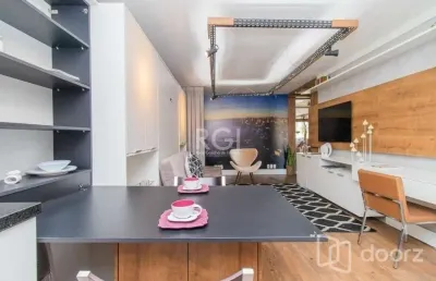 Apartamento com 1 quarto à venda na rua oito de julho, 195, jardim botânico, porto alegre, 31 m2 por r$ 250.000