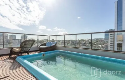 Cobertura com 3 quartos à venda na avenida general barreto viana, 1175, chácara das pedras, porto alegre, 240 m2 por r$ 1.961.000