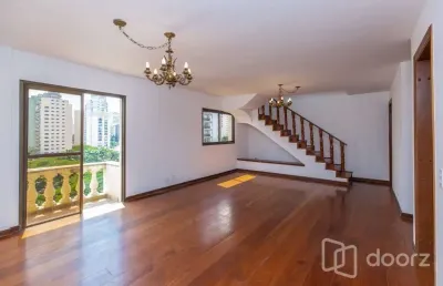 Cobertura com 4 quartos à venda na alameda dos aicás, 800, moema, são paulo, 289 m2 por r$ 2.900.000