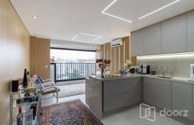 Apartamento com 2 quartos à venda na avenida miruna, 47, moema, são paulo, 55 m2 por r$ 1.280.000