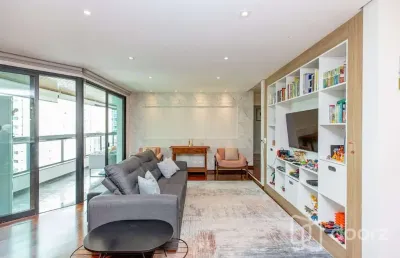 Apartamento com 4 quartos à venda na avenida ibijaú, 191, moema, são paulo, 172 m2 por r$ 2.300.000