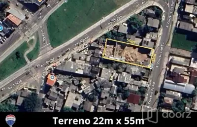 Terreno à venda na rua cruzeiro do sul, 2745, santa tereza, porto alegre, 1210 m2 por r$ 650.000