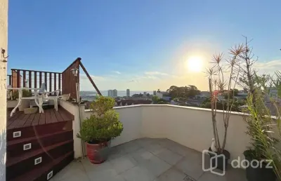 Cobertura com 1 quarto à venda na avenida jacuí, 1201, cristal, porto alegre, 111 m2 por r$ 375.000