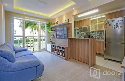 Apartamento com 2 quartos à venda na walton pontes carpes, 39, vila nova, porto alegre, 58 m2 por r$ 320.000