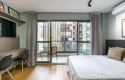 Apartamento com 1 quarto à venda na rua getúlio soares da rocha, 135, jardim das acacias, são paulo, 32 m2 por r$ 598.000