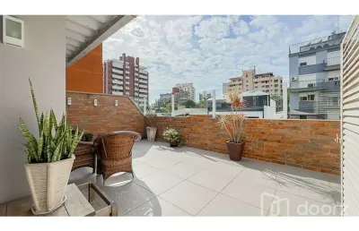 Cobertura com 3 quartos à venda na rua amélia teles, 174, petrópolis, porto alegre, 171 m2 por r$ 850.000