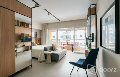 Apartamento com 1 quarto à venda na rua vieira de morais, 1936, campo belo, são paulo, 45 m2 por r$ 675.000