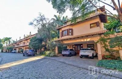 Casa em condomínio fechado com 4 quartos à venda na avenida otto niemeyer, 77, tristeza, porto alegre, 380 m2 por r$ 1.990.000