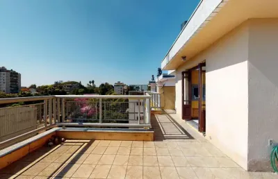 Cobertura com 3 quartos à venda na rua comendador albino cunha, 218, cristo redentor, porto alegre, 155 m2 por r$ 651.000