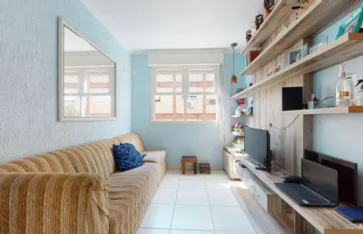 Apartamento com 2 quartos à venda na travessa escobar, 494, camaquã, porto alegre, 48 m2 por r$ 220.000