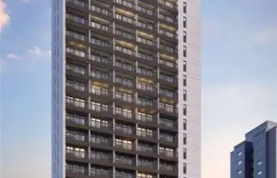 Apartamento com 1 quarto à venda na rua major sertório, 423, consolação, são paulo, 26 m2 por r$ 379.000