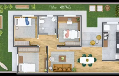 Apartamento com 3 quartos à venda na Rua Benedito Freire da Paz, Boa Esperança, Santa Luzia