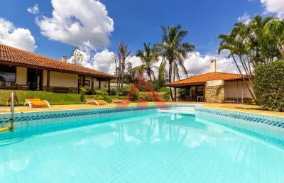 Casa em condomínio fechado com 6 quartos à venda na rua eliseu teixeira de camargo, 700, sítios de recreio gramado, campinas, 600 m2 por r$ 6.360.000