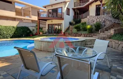 Casa em condomínio fechado com 4 quartos à venda na alameda itatuba, sítio recreio dos cafezais, valinhos, 550 m2 por r$ 4.100.000