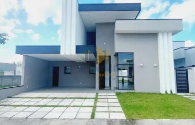 Casa em condomínio fechado com 3 quartos à venda no bairro do grama, caçapava , 150 m2 por r$ 930.000