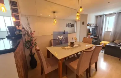 Apartamento à venda em jundiaí-sp, recanto quarto centenário: 2 quartos, 1 sala, 1 banheiro, 1 vaga de garagem, 52m².