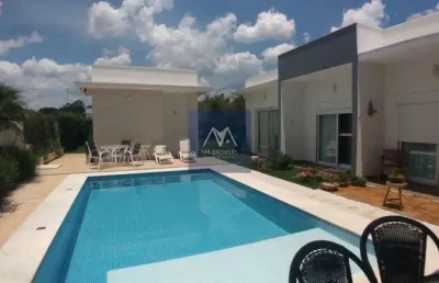 Casa terrea á venda 330m -5 dormitórios -3 suítes / quinta do pinhal cabreúva/sp