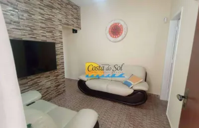 Casa com 2 dormitórios à venda, 100 m² por r$ 460.000,00 - ocian - praia grande/sp