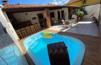 Casa com 3 dormitórios à venda por r$ 1.700.000,00 - vila guilhermina - praia grande/sp