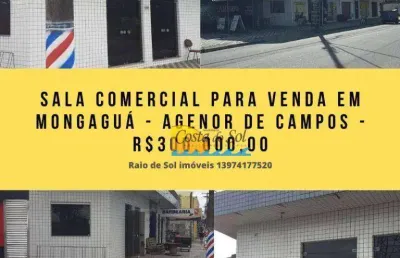 Salão à venda, 32 m² por r$ 300.000,00 - agenor de campos - mongaguá/sp