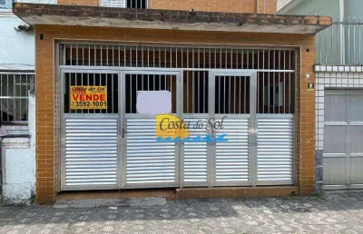 Sobrado com 3 dormitórios à venda, 155 m² por r$ 1.400.000,00 - macuco - santos/sp