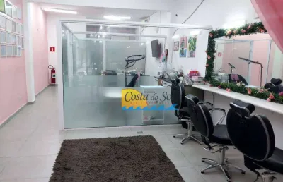 Salão à venda, 150 m² por r$ 550.000,00 - vila guilhermina - praia grande/sp