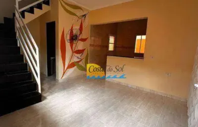 Sobrado com 2 dormitórios à venda, 65 m² por r$ 229.900 - vila atlântica - mongaguá/sp