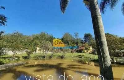 Chácara com 2 dormitórios à venda, 42500000 m² por r$ 800.000,00 - sítio casa vermelha (ouro fino paulista) - ribeirão pires/sp