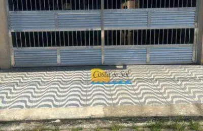 Casa com 2 dormitórios à venda por r$ 210.000 - itaóca - mongaguá/sp