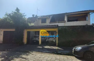 Sobrado com 4 dormitórios à venda, 211 m² por r$ 820.000,00 - aviação - praia grande/sp