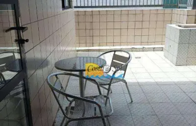 Apartamento com 3 dormitórios para alugar, 170 m² por r$ 6.000,00/mês - ocian - praia grande/sp