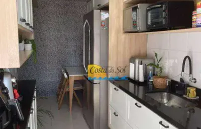 Apartamento com 2 dormitórios à venda, 86 m² por r$ 600.000,00 - vila guilhermina - praia grande/sp