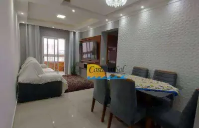Apartamento com 2 dormitórios à venda, 78 m² por r$ 420.000,00 - vila assunção - praia grande/sp