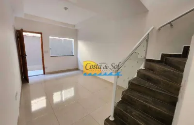 Casa com 2 dormitórios à venda, 52 m² por r$ 260.000,00 - vila sônia - praia grande/sp